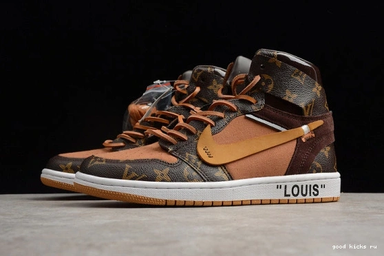 (WITH -LouiV CASE) JORDAN AIR AQ0818-158 AQ0818-158 O-W 1 0402